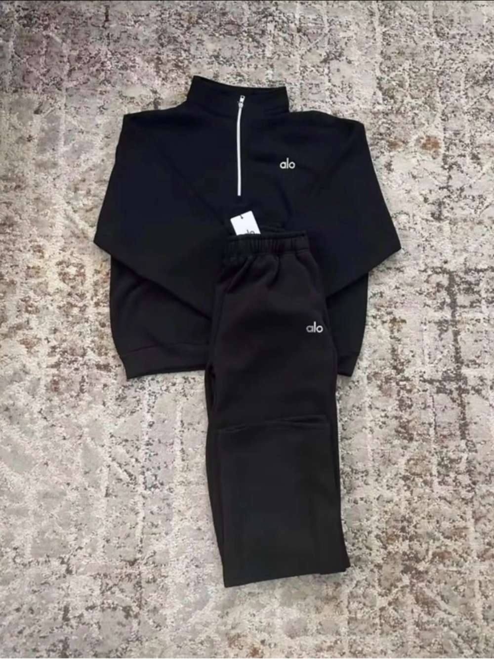 ALO Yoga Kids Black Jogger Sweatpants
